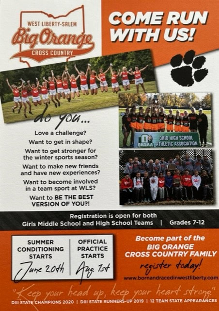 West Liberty-Salem Cross Country Signups